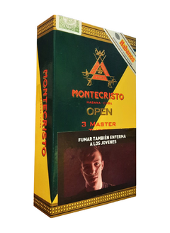 Montecristo Open Master Tubo Petaca x3