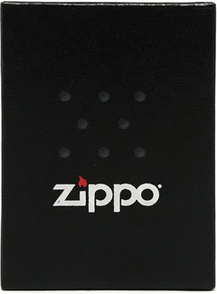 Zippo - Azul Matte Logo - Tabaqueria Inglesa