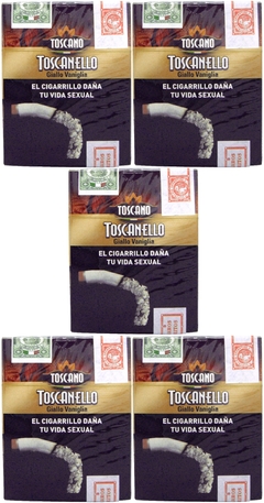 Toscanello Vainilla 5 cajitas x5 - comprar online