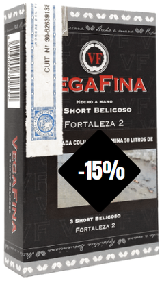 Vegafina Short Belicoso Promoción x3