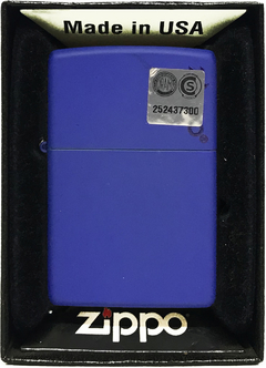 Zippo - Azul Matte Logo - comprar online