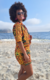 Short falda de sarga con estampado Africah Mãe Afro - Mãe Afro - Loja de Roupas Afro RJ