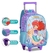 Kit Mochila Escolar de Rodinhas Infantil Sereia Princesa - loja online