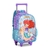 Kit Mochila Escolar de Rodinhas Infantil Sereia Princesa - comprar online