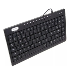 Mini Teclado Multimídia Usb Notebook Compacto Slim Qwerty - comprar online