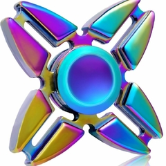 Fidget Hand Spinner Anti Stress Metal Multicolorido Os Raros - comprar online