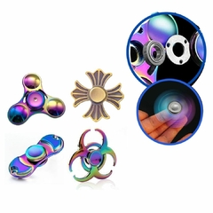 Kit 4 Fidget Hand Spinners Metal Multicoloridos Dos Raros - comprar online