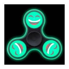 Fidget Hand Spinner Emoji Brilha no Escuro P/Brinde D Festa - comprar online