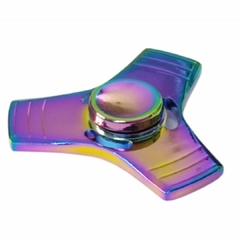 Fidget Hand Spinner Anti Stress Metal Multicolorido Os Raros na internet