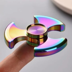 Fidget Hand Spinner Anti Stress Metal Multicolorido Os Raros - loja online