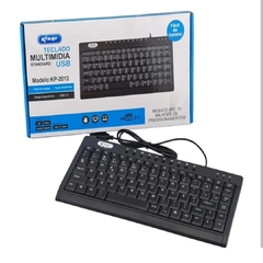 Imagem do Mini Teclado Multimídia Usb Notebook Compacto Slim Qwerty