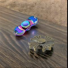 Imagem do Kit 2 Fidget Hand Spinner Metal Furtacor Dos Raros Qualidade