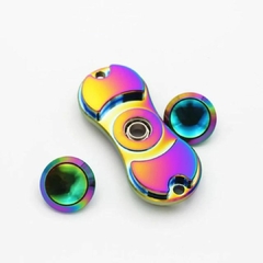 Fidget Hand Spinner Anti Stress Metal Multicolorido Os Raros - loja online