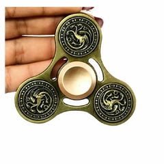 Fidget Hand Spinner Anti Stress Metal Multicolorido Os Raros na internet