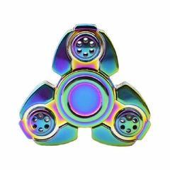 Fidget Hand Spinner Anti Stress Metal Multicolorido Os Raros - loja online