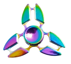 Fidget Hand Spinner Anti Stress Metal Multicolorido Os Raros - comprar online