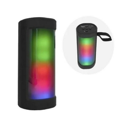 Mini Caixa De Som Bluetooth Portátil Led RGB 10W FM Speaker