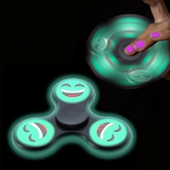 Fidget Hand Spinner Emoji Brilha no Escuro P/Brinde D Festa na internet