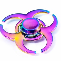 Fidget Hand Spinner Anti Stress Metal Multicolorido Os Raros