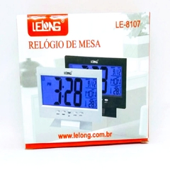 Relógio Digital De Mesa Com Iluminação A Pilha Despertador