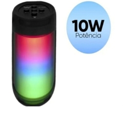 Mini Caixa De Som Bluetooth Portátil Led RGB 10W FM Speaker na internet