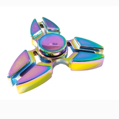 Fidget Hand Spinner Anti Stress Metal Multicolorido Os Raros - loja online