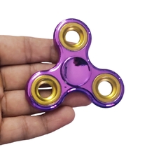 Imagem do Fidget Hand Spinner Anti Stress Clássico Nostálgico Metálico