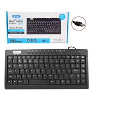 Mini Teclado Multimídia Usb Notebook Compacto Slim Qwerty