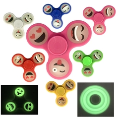 Fidget Hand Spinner Emoji Brilha no Escuro P/Brinde D Festa