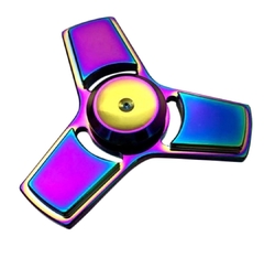 Fidget Hand Spinner Anti Stress Metal Multicolorido Os Raros - comprar online