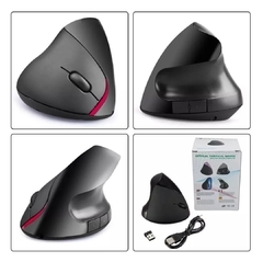 Mouse Vertical Ergonômico Sem Fio Óptico Anti Tendinite Top - comprar online