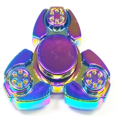 Imagem do Fidget Hand Spinner Anti Stress Metal Multicolorido Os Raros