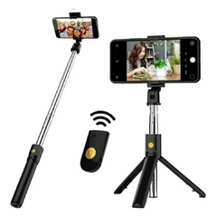 Pau De Selfie Tripé P/celular Controle Bluetooth Extensível