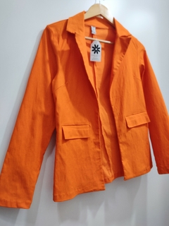 Blazer NARANJA de bengalina - comprar online