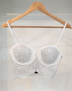 Top Strass Blanco - comprar online