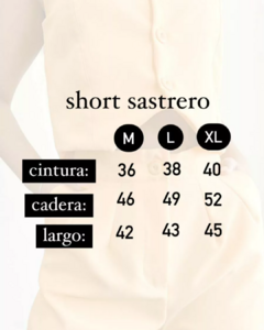 Shorts Crep Sastrero - Margaritas