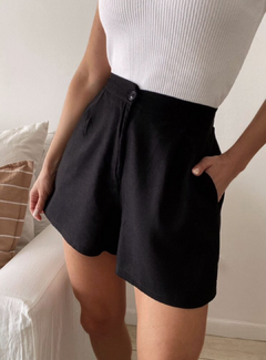 Short Lino Sastrero Negro