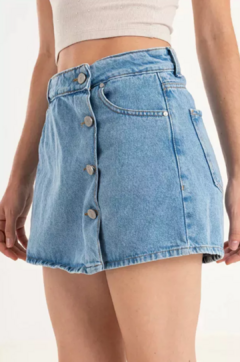 Short Pollera Skort Botones - comprar online