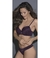 B4155 - CONJUNTO DE MICROFIBRA FANTASIA Y PUNTILLA. CORPIÑO PUSH UP SOFT.COLA LESS BELEN art.4155