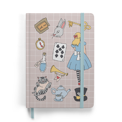 Caderno Sketchbook Alice no País das Maravilhas
