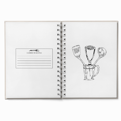 Caderno de Receitas Personalizado Toalha de Mesa - comprar online