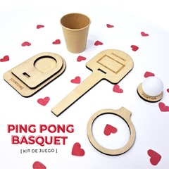 Ping Pong Basquet - Edición San Valentín - customobjetos