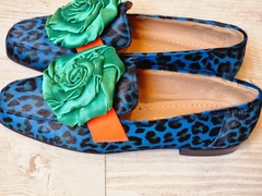 Mocasines pelo Blue