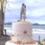 bolo de casamento na praia