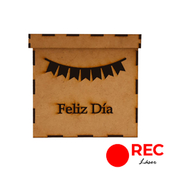 CAJA FELIZ DÍA 2 - 15 X 15 X 15 CM