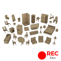 SET MUEBLES LOL X 32 PIEZAS - comprar online