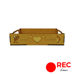 BANDEJA ESTANDAR CORAZONES 2 - 30 X 17 CM - comprar online