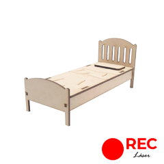 CAMA 1 PLAZA BARBIE 20 X 8,5 CM - comprar online