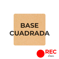 BASE CUADRADA MDF