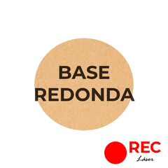 COMPRA MÍNIMA de Bases 200unBASE REDONDA MDF